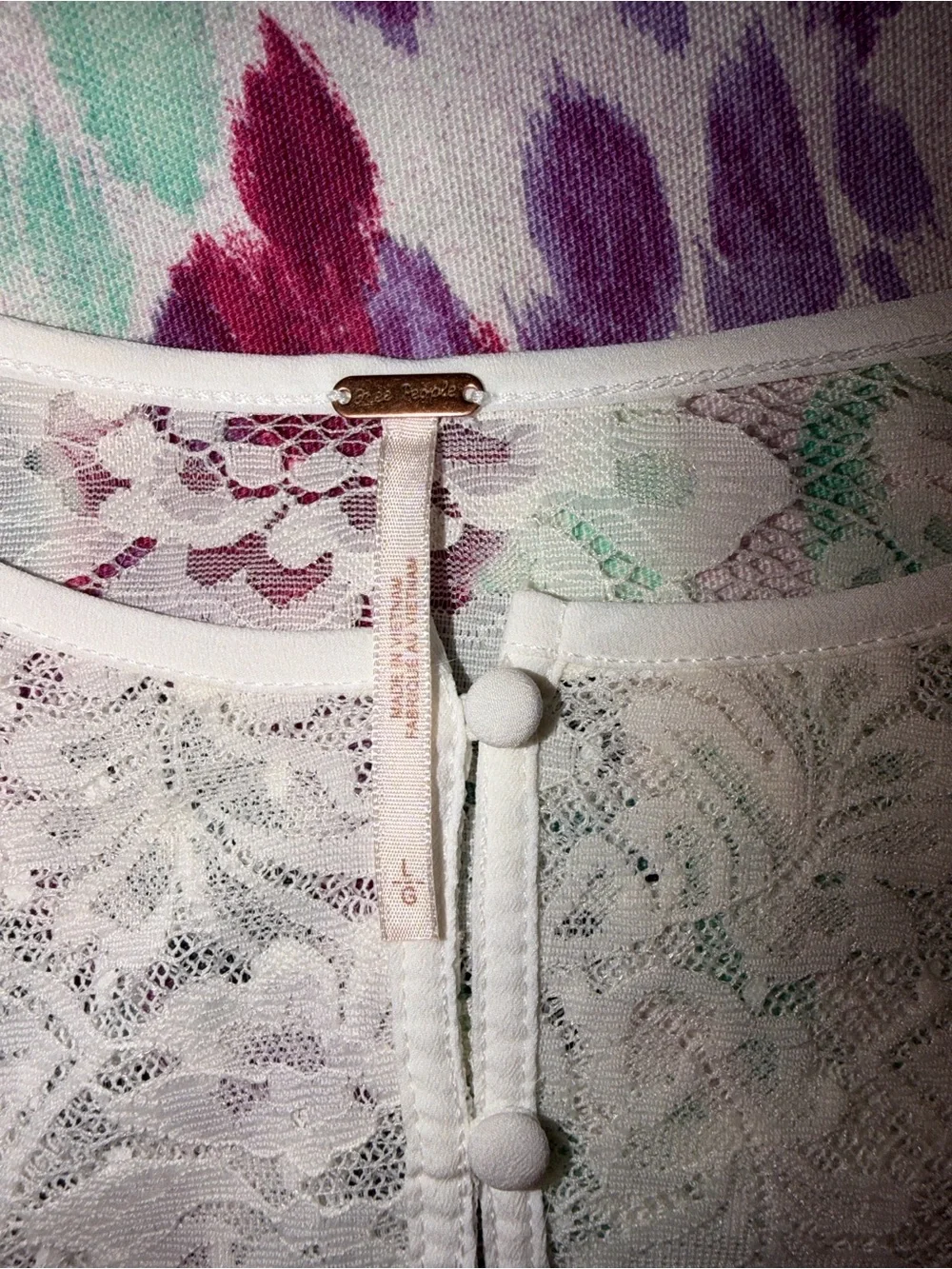 Free People Penelope blouse. Size L